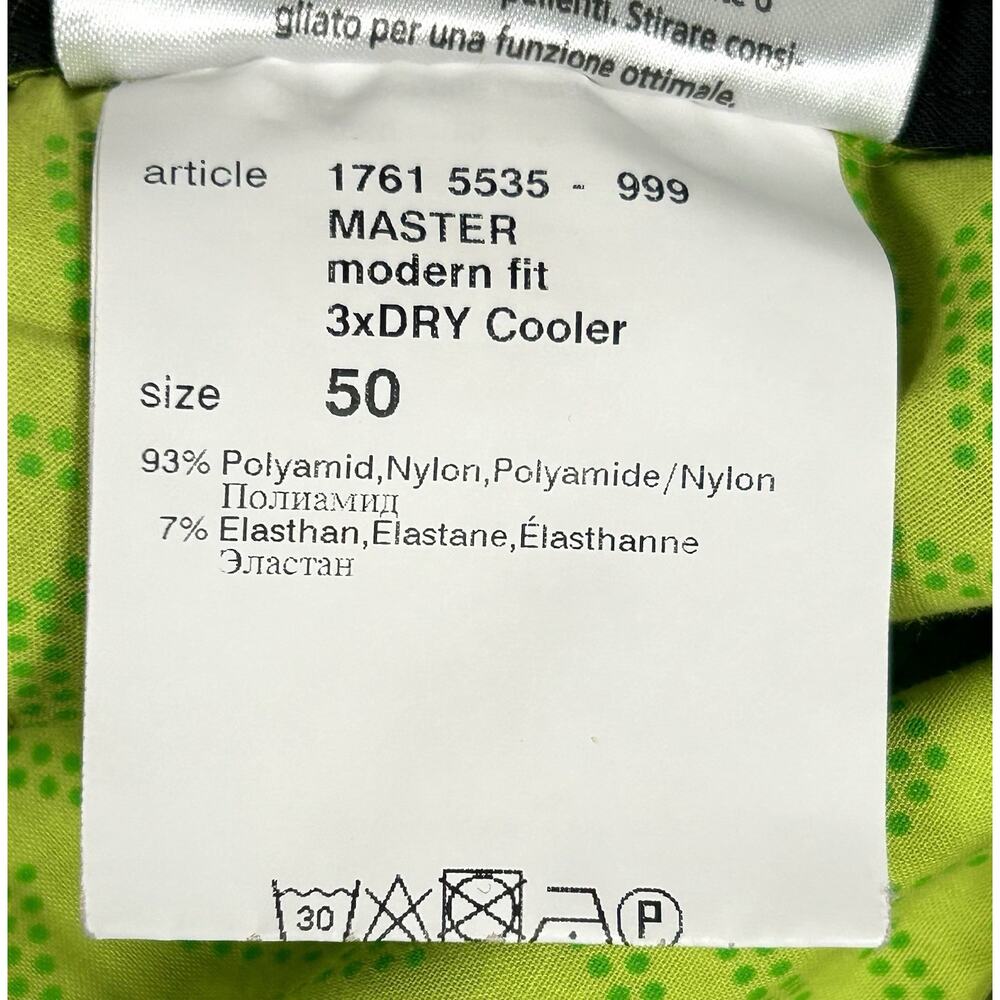 Alberto Golf Shorts Mens 34 US (50 EU) Black Master Modern Fit Performance 3XDRY - Picture 7 of 9